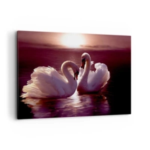 Lærredstryk - Billede på lærred - Indtil døden skiller os ad - 100x70 cm