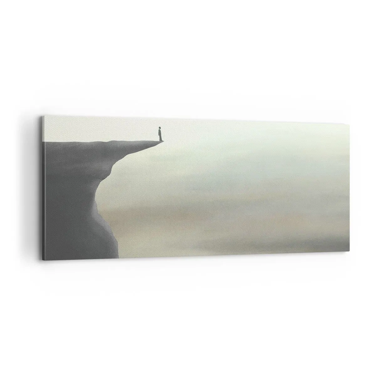 Lærredstryk - Billede på lærred - Opad, selvfølgelig! - 100x40 cm