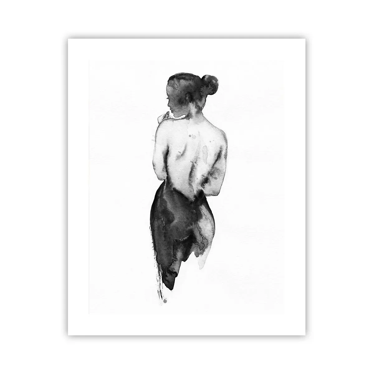 Plakat - Med hende forsvinder verden - 40x50 cm