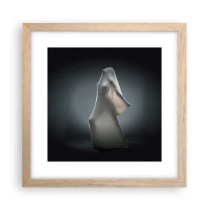 Plakat i ramme af lyst egetræ - Skjulte begær - 30x30 cm