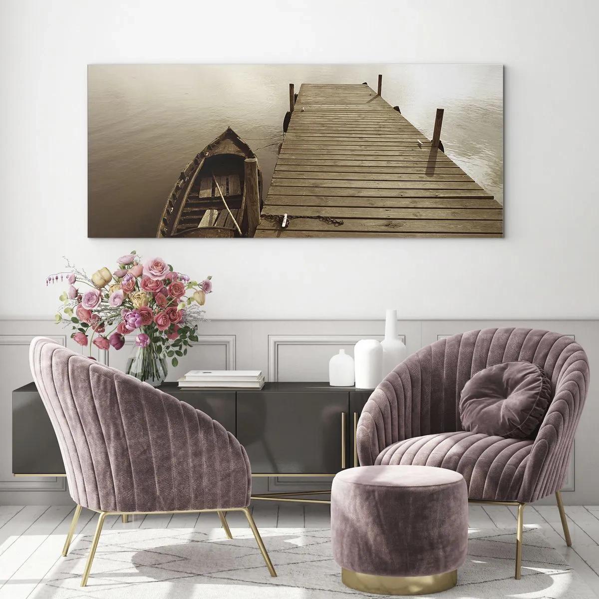 Billede på glas - Stor fred - 120x50 cm