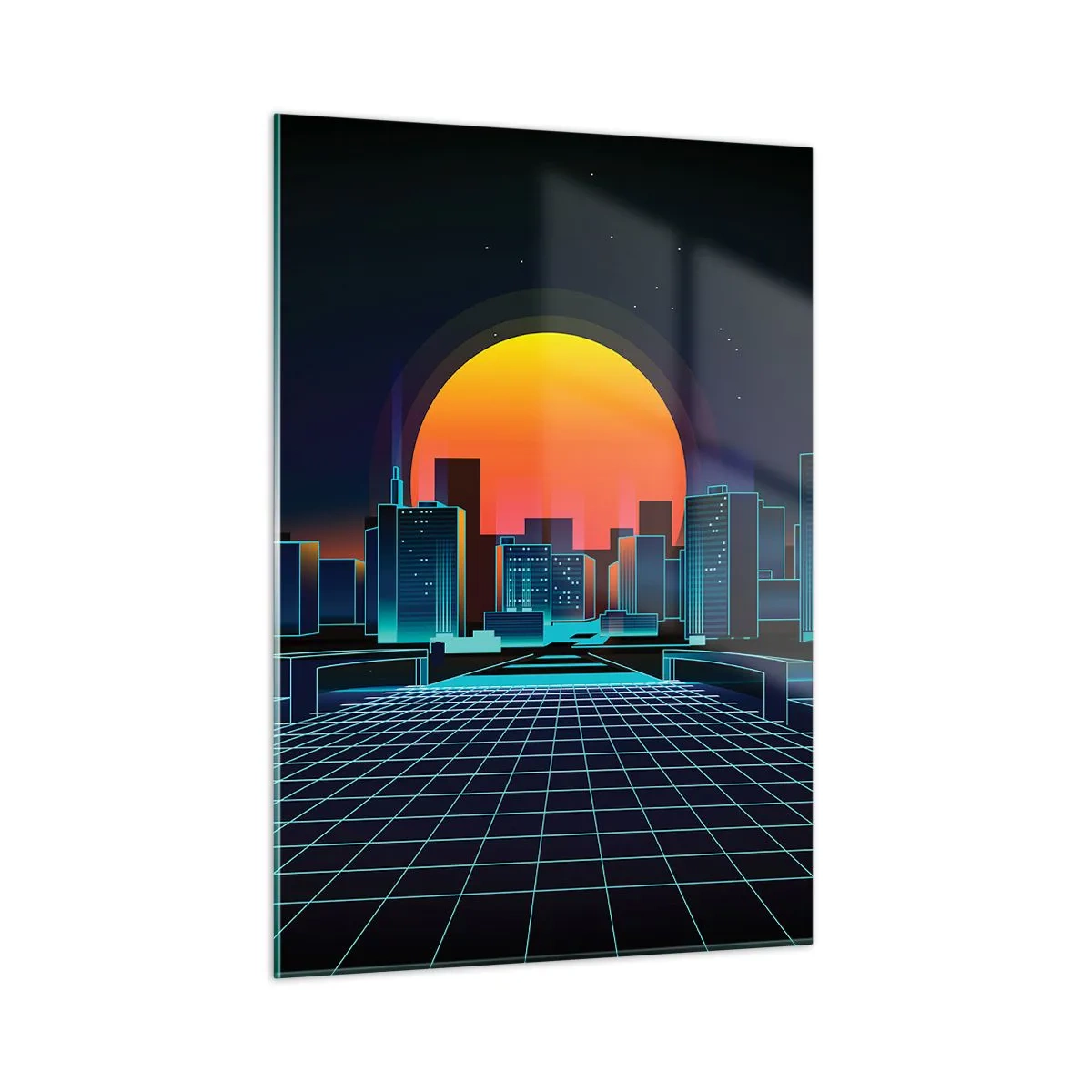 Billede på glas - Vil du stadig gerne komme til den ægte vare? - 50x70 cm