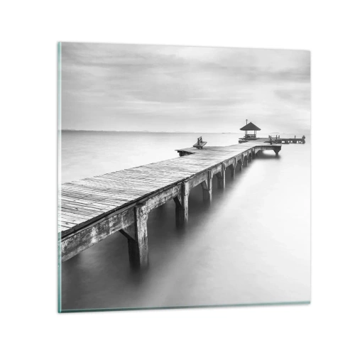 Billede på glas - Ind i det fjerne - 30x30 cm