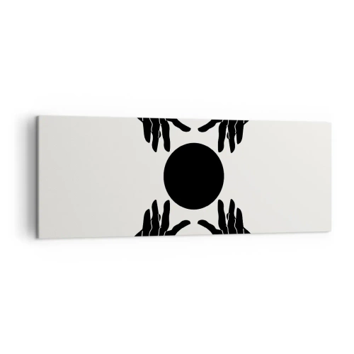 Lærredstryk - Billede på lærred - Et hemmeligt tegn - 140x50 cm