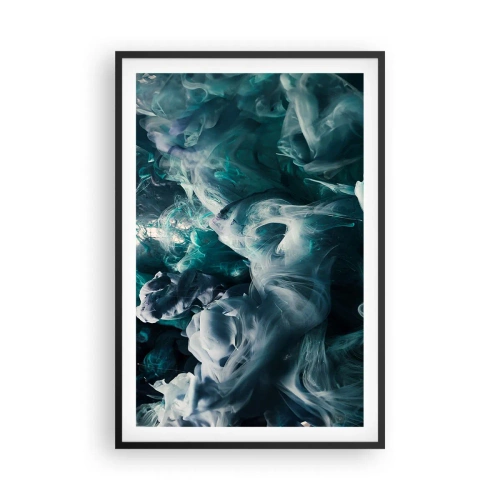 Plakat i sort ramme - Farvebevægelse - 61x91 cm