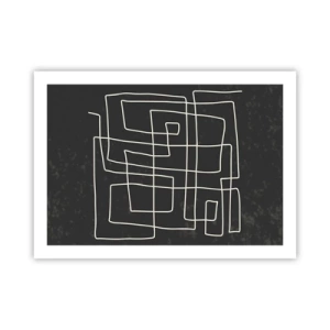 Plakat - Ikke helt så enkel - 70x50 cm