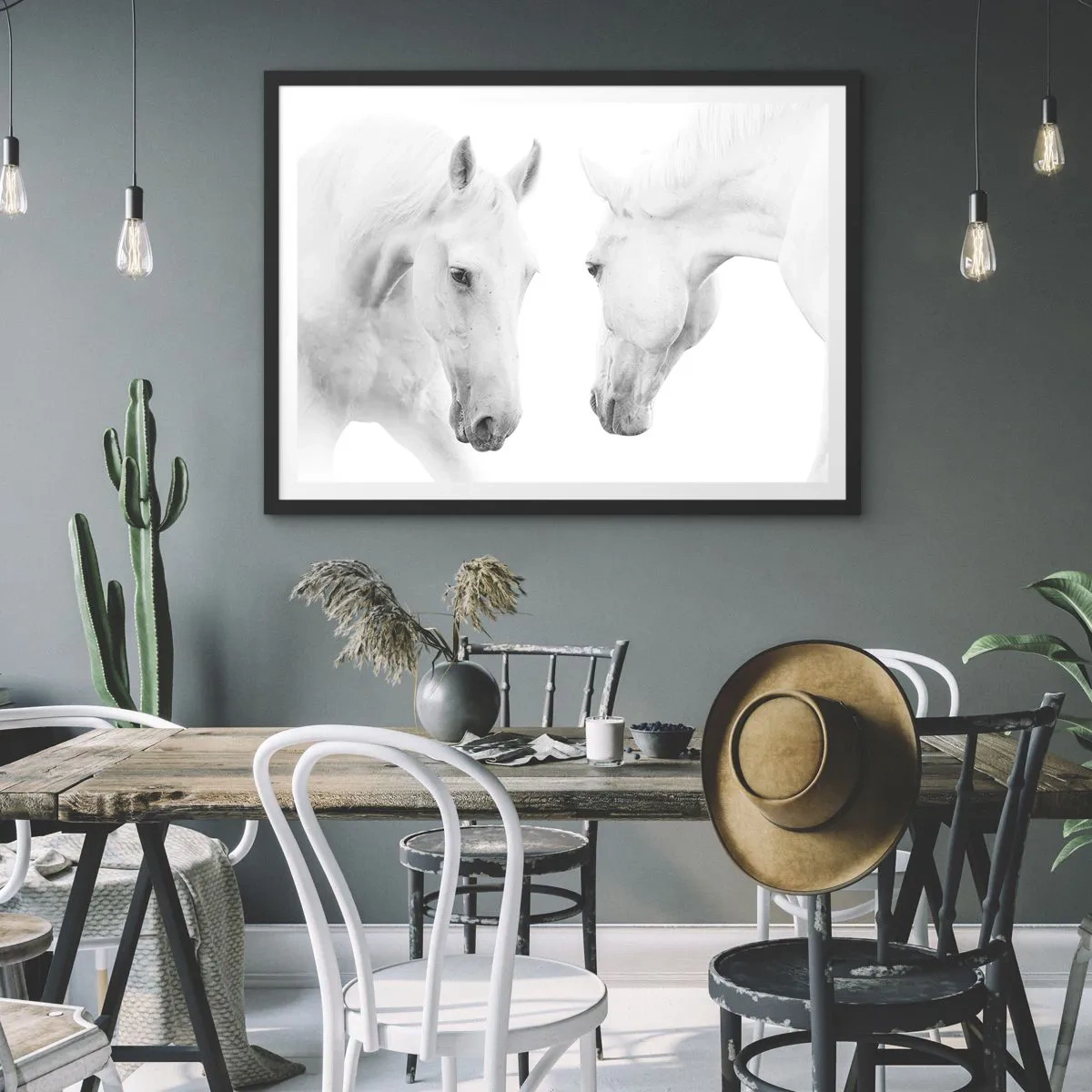 Plakat i sort ramme - Er dette venskab...? - 70x50 cm