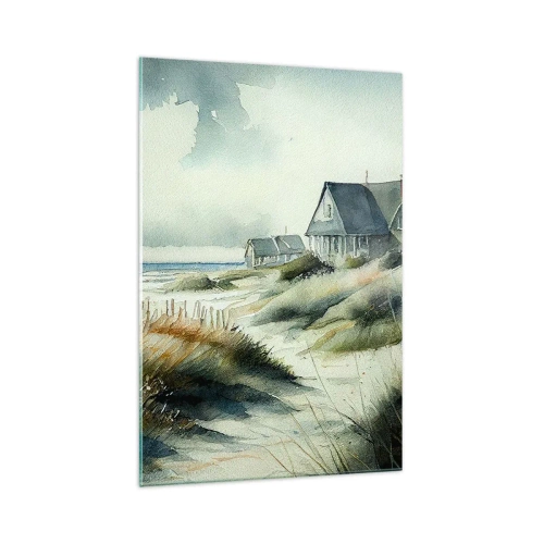 Billede på glas - Væk fra trængsel og travlhed - 70x100 cm