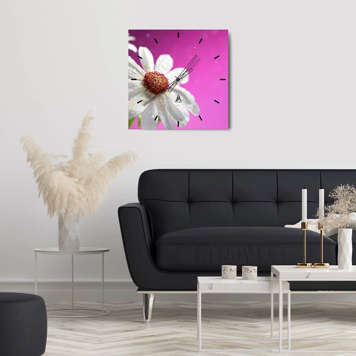 Vægur, Uret - Beskedent i sin skønhed - 40x40 cm