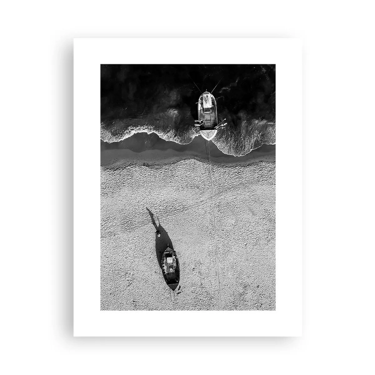 Plakat - Stadig på kysten... - 30x40 cm