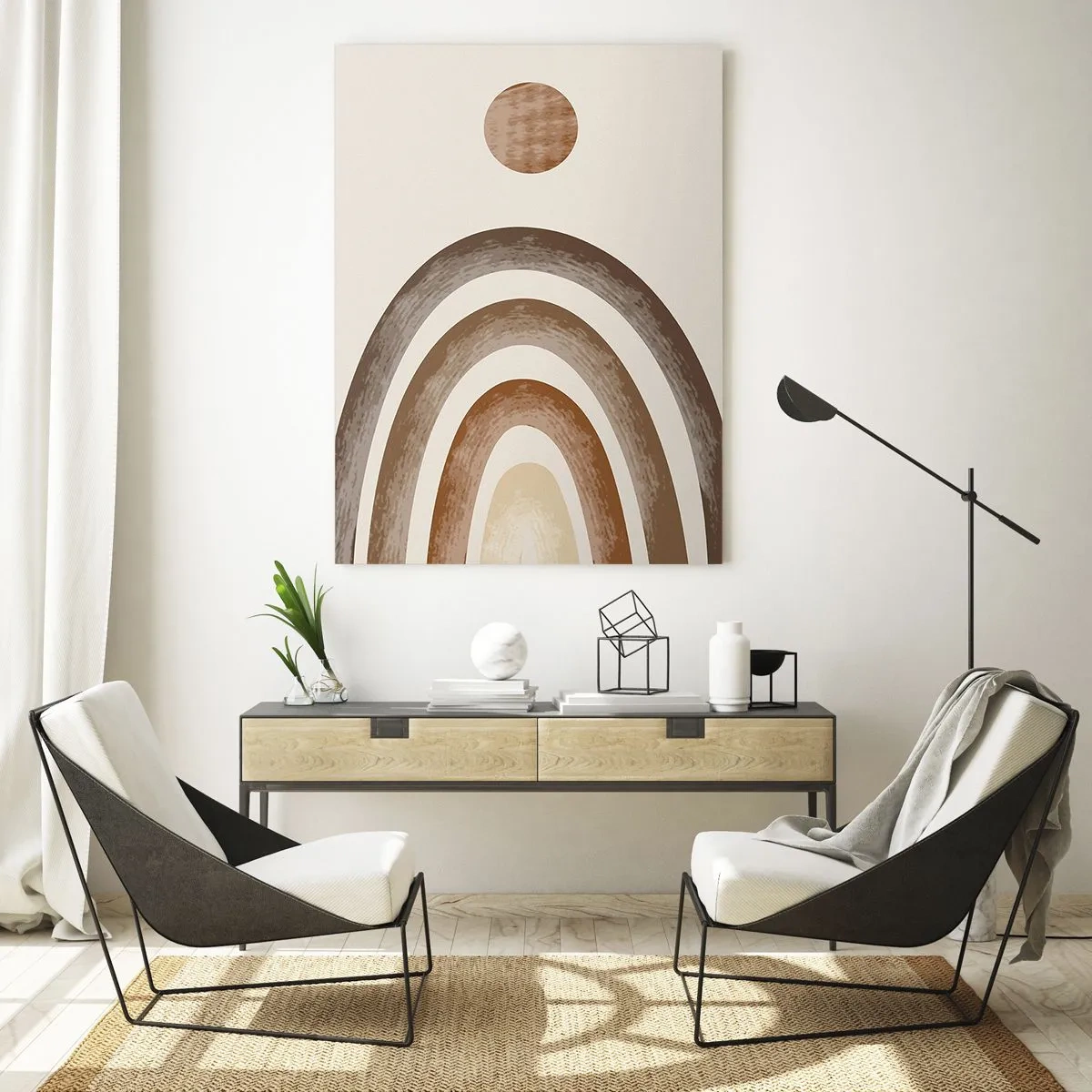 Billede på glas - I en galakse langt, langt væk - 50x70 cm