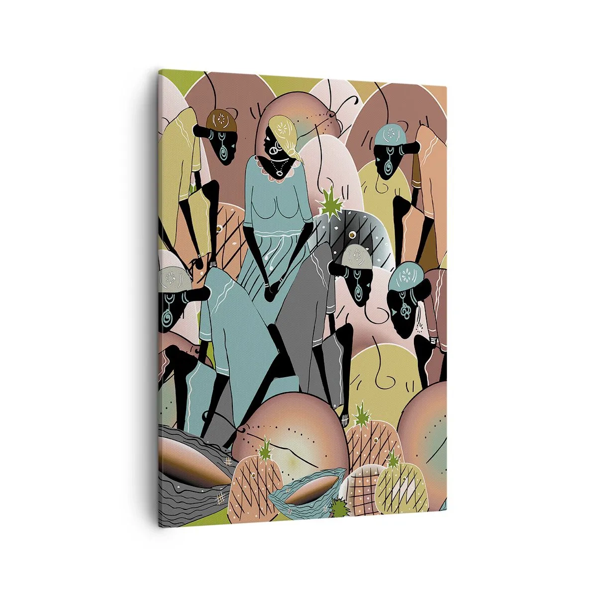 Lærredstryk - Billede på lærred - Den store fejring er på vej - 50x70 cm