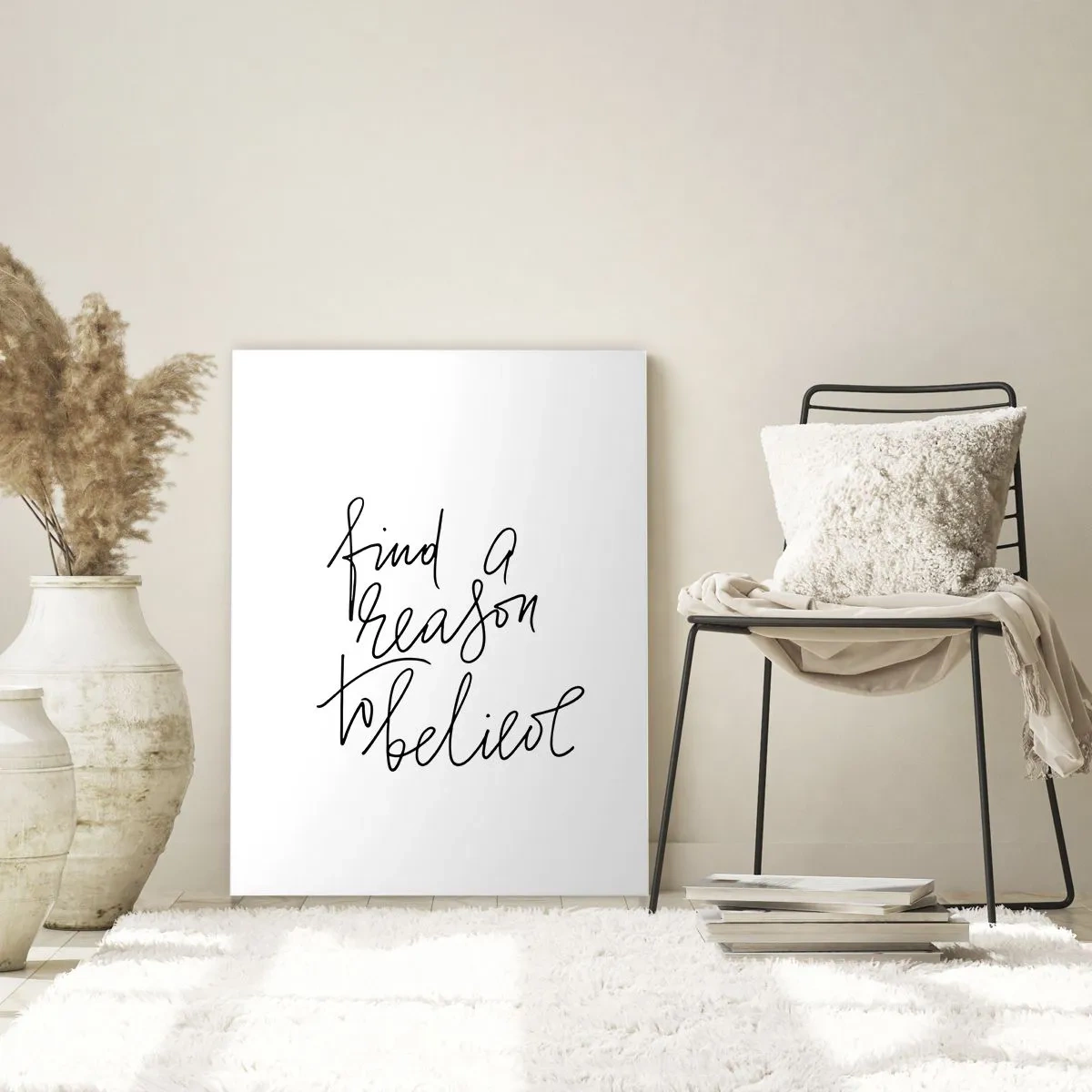 Billede på glas - Det er muligt - 80x120 cm