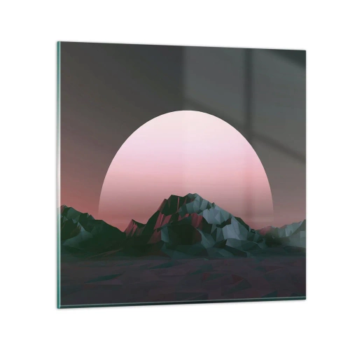 Billede på glas - I en nabogalakse - 60x60 cm