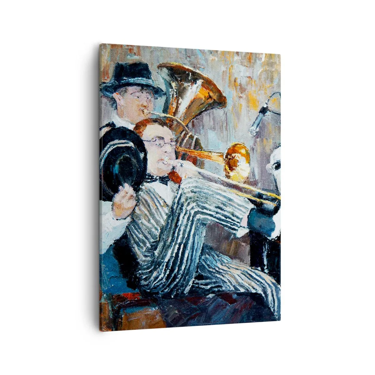 Lærredstryk - Billede på lærred - Alt det jazz - 50x70 cm