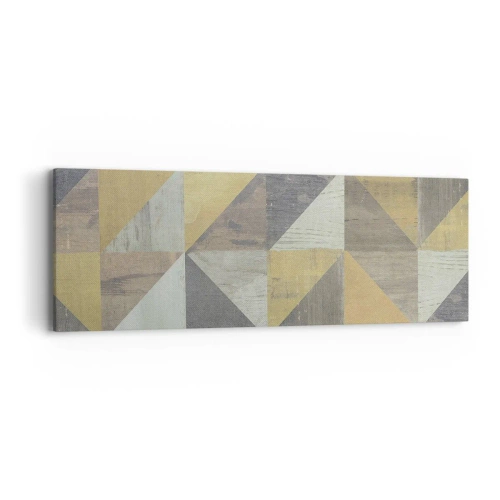 Lærredstryk - Billede på lærred - Ved trekantens vinkel - 90x30 cm