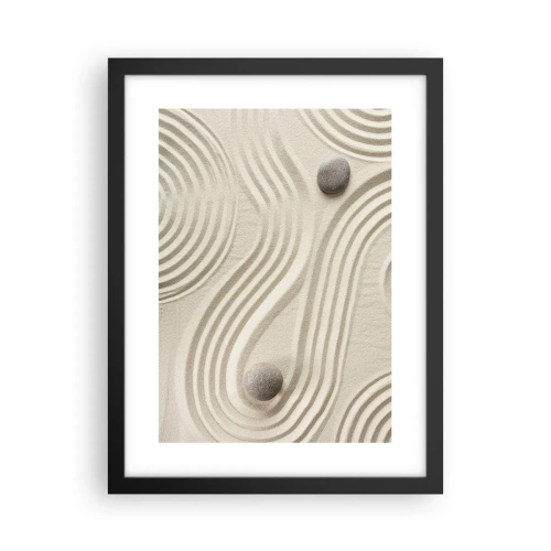 Plakat i sort ramme - Et strejf af varme - 30x40 cm