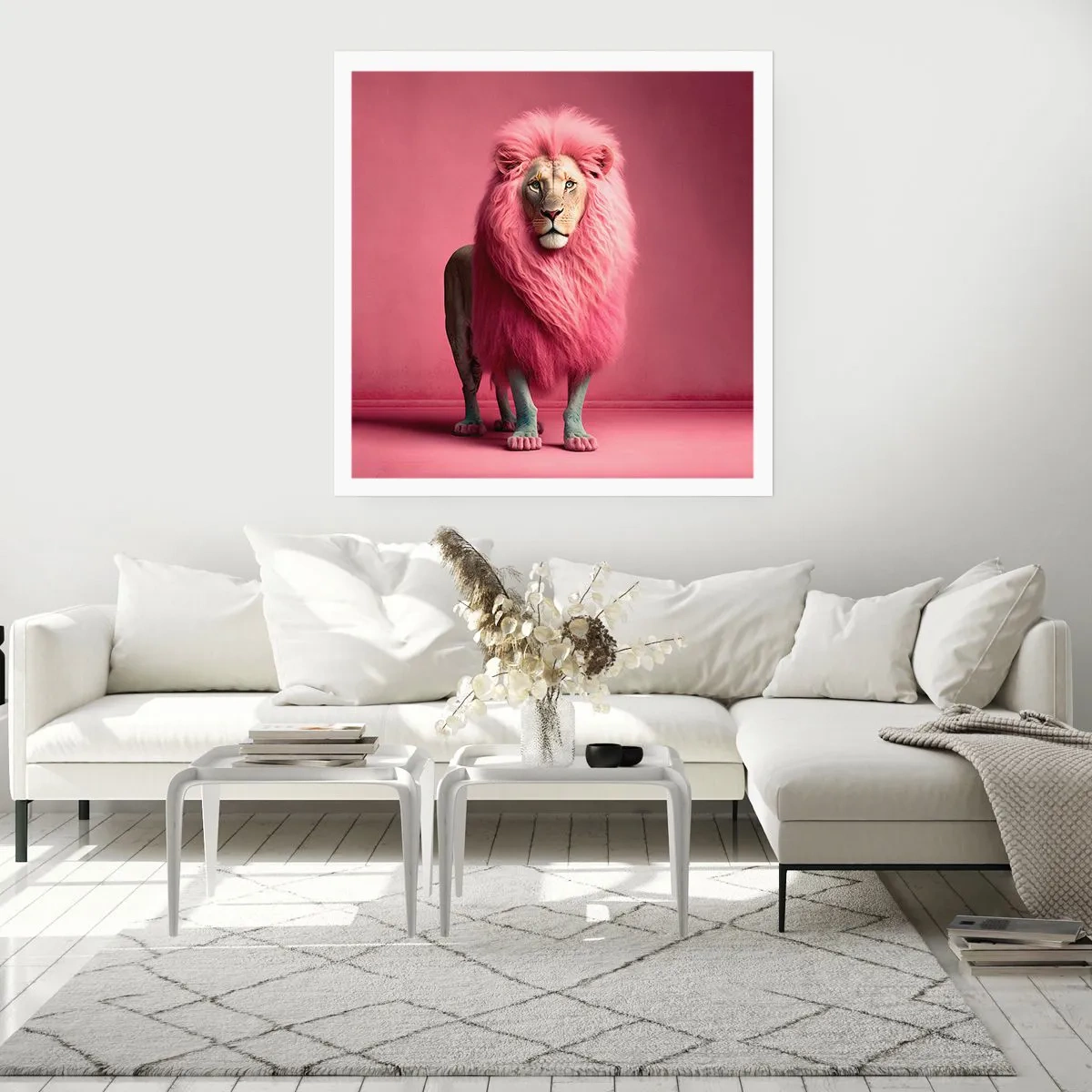 Plakat - Og du er ikke længere bange - 40x40 cm