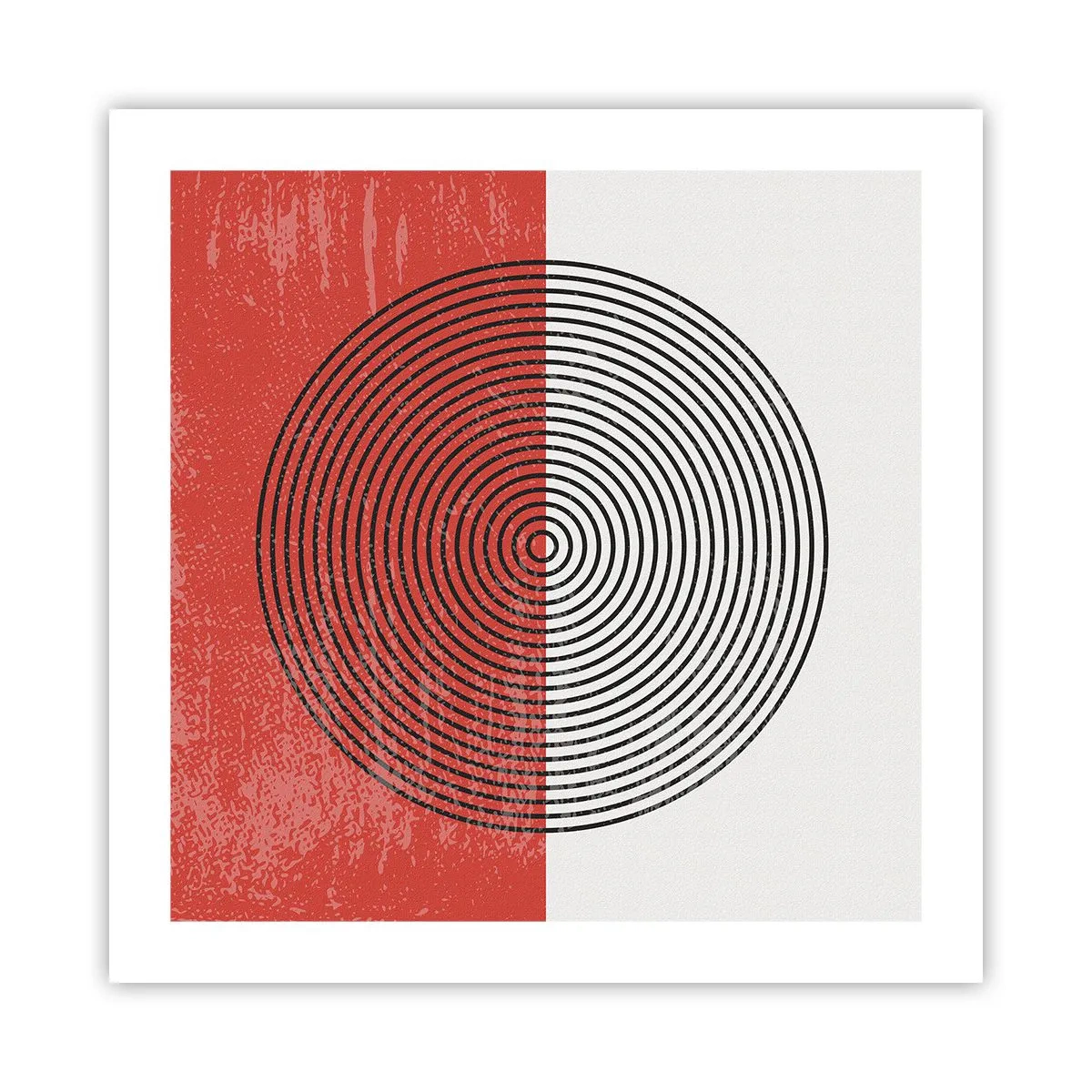 Plakat - Lige til sagen - 50x50 cm