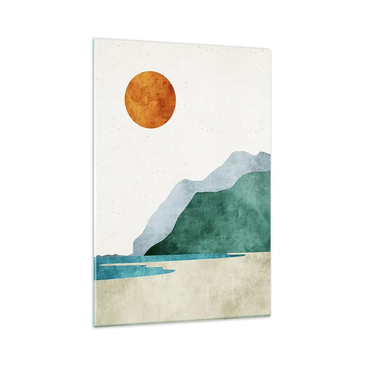 Billede på glas - Landskab, som det burde være - 80x120 cm