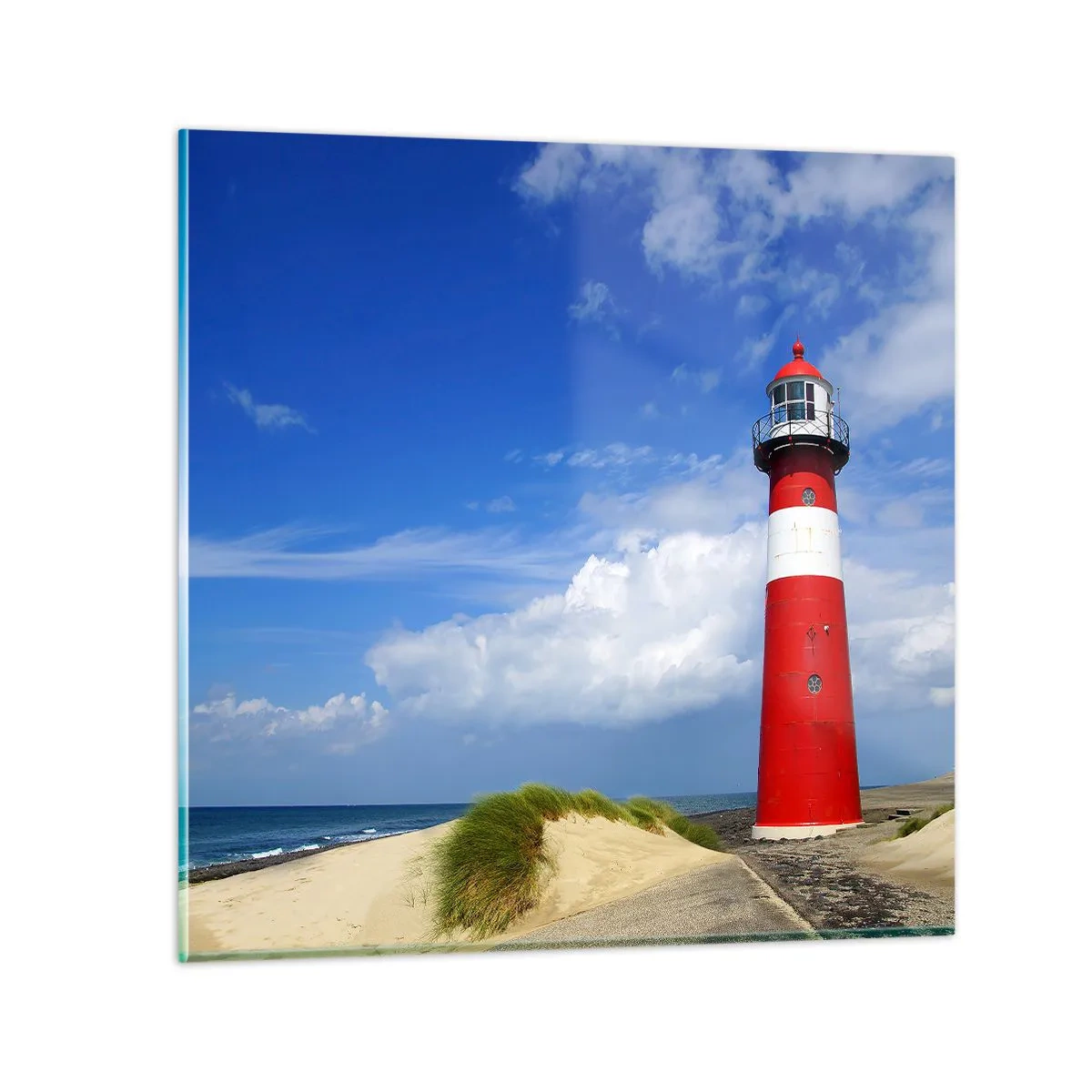 Billede på glas - En drøm om ensomhed - 30x30 cm