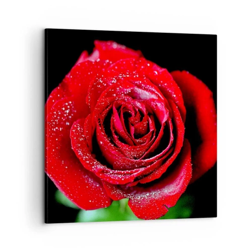 Lærredstryk - Billede på lærred - Det er kærlighed - 60x60 cm