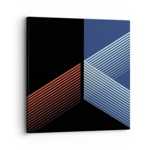 Lærredstryk - Billede på lærred - En simpel historie - 30x30 cm