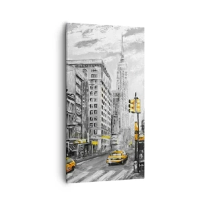 Lærredstryk - Billede på lærred - En fortælling fra New York - 55x100 cm