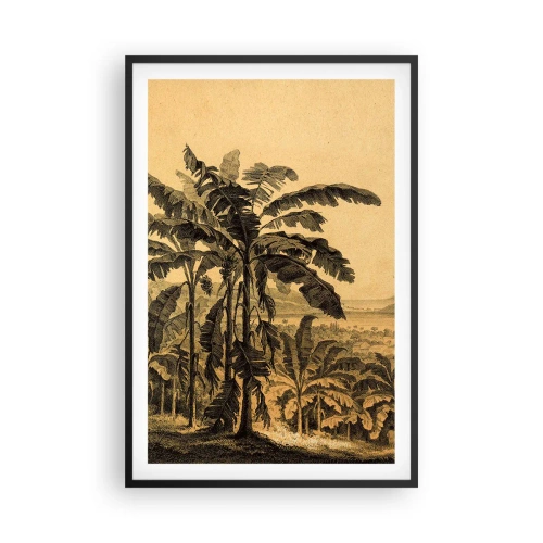 Plakat i sort ramme - I en kolonial atmosfære - 61x91 cm