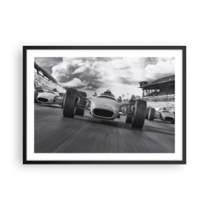 Plakat i sort ramme - Der er kraft! - 70x50 cm