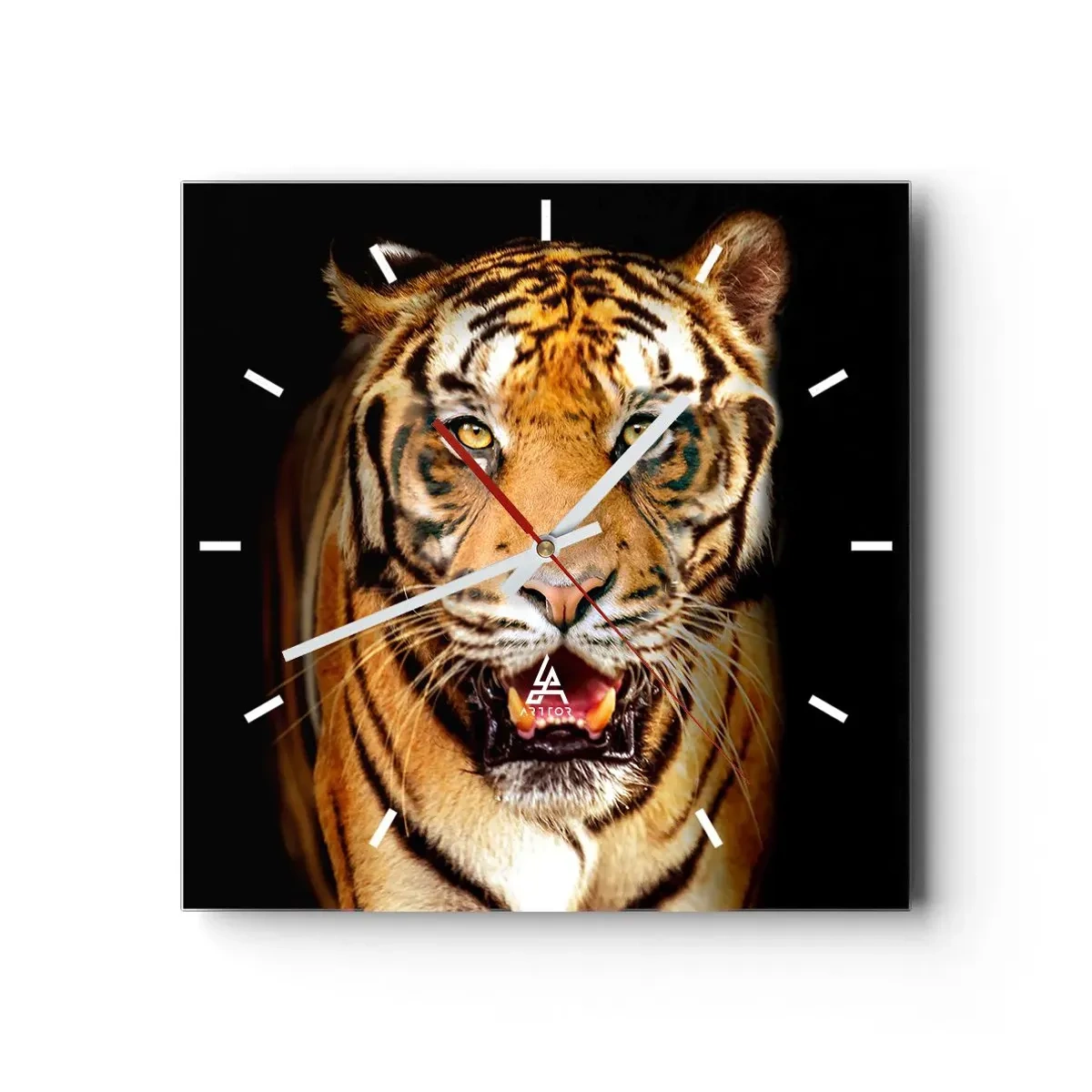 Vægur, Uret - Vild i hjertet - 40x40 cm