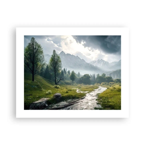 Plakat - Der og tilbage - 50x40 cm