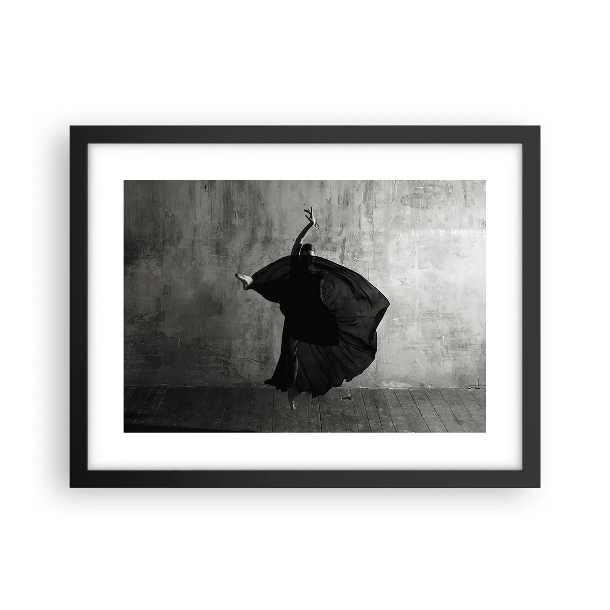 Plakat i sort ramme - Passioneret bælte - 40x30 cm