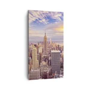 Lærredstryk - Billede på lærred - Ræk ud efter skyerne selv - 45x80 cm