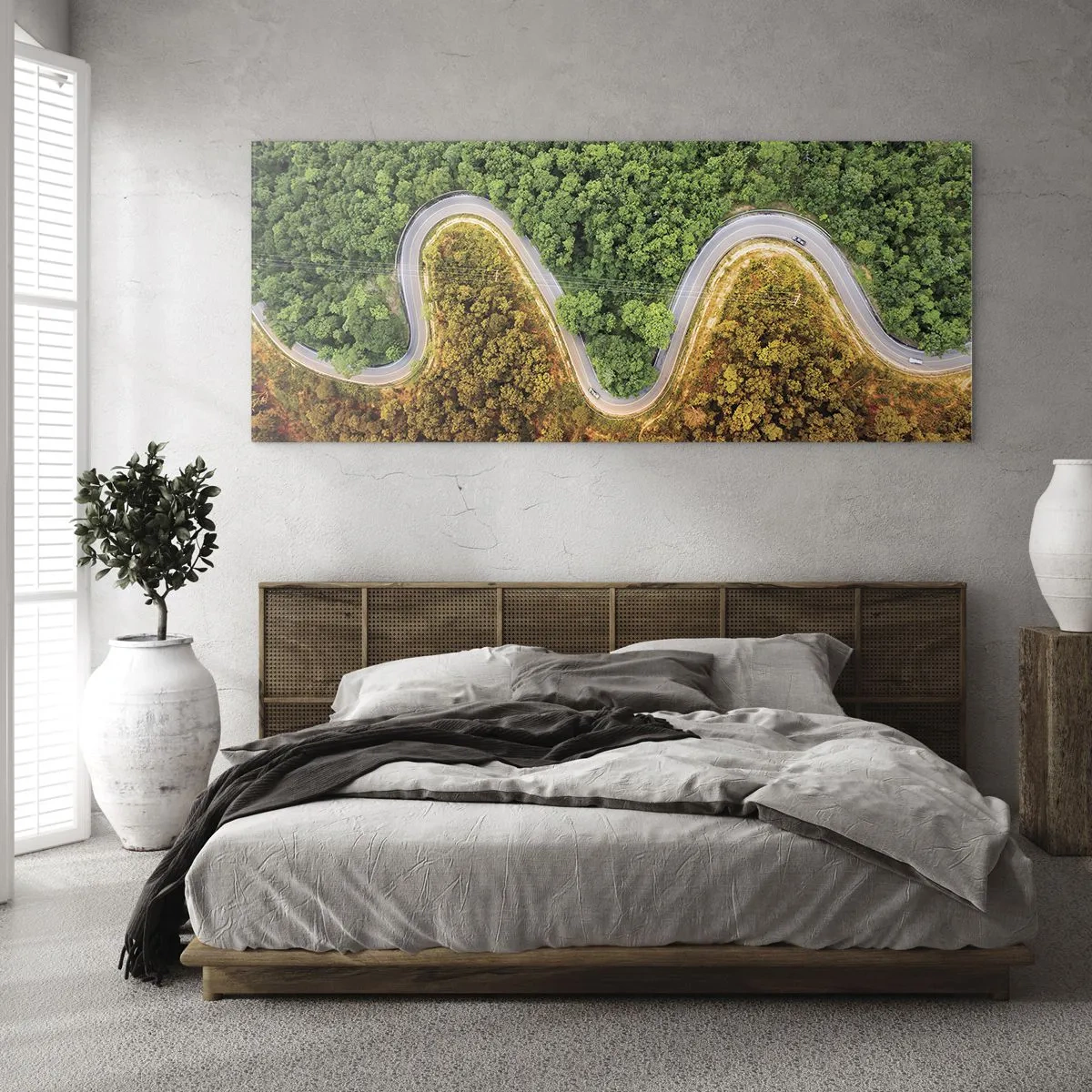 Billede på glas - Grænser og gennembrud - 100x40 cm