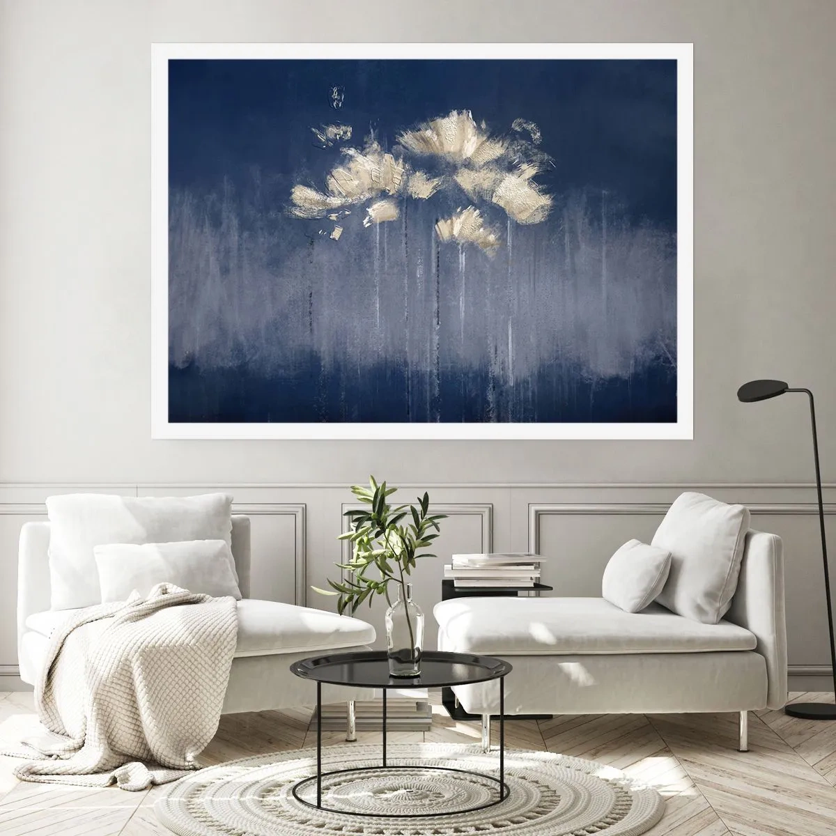 Plakat - Som kronblade i vinden - 100x70 cm