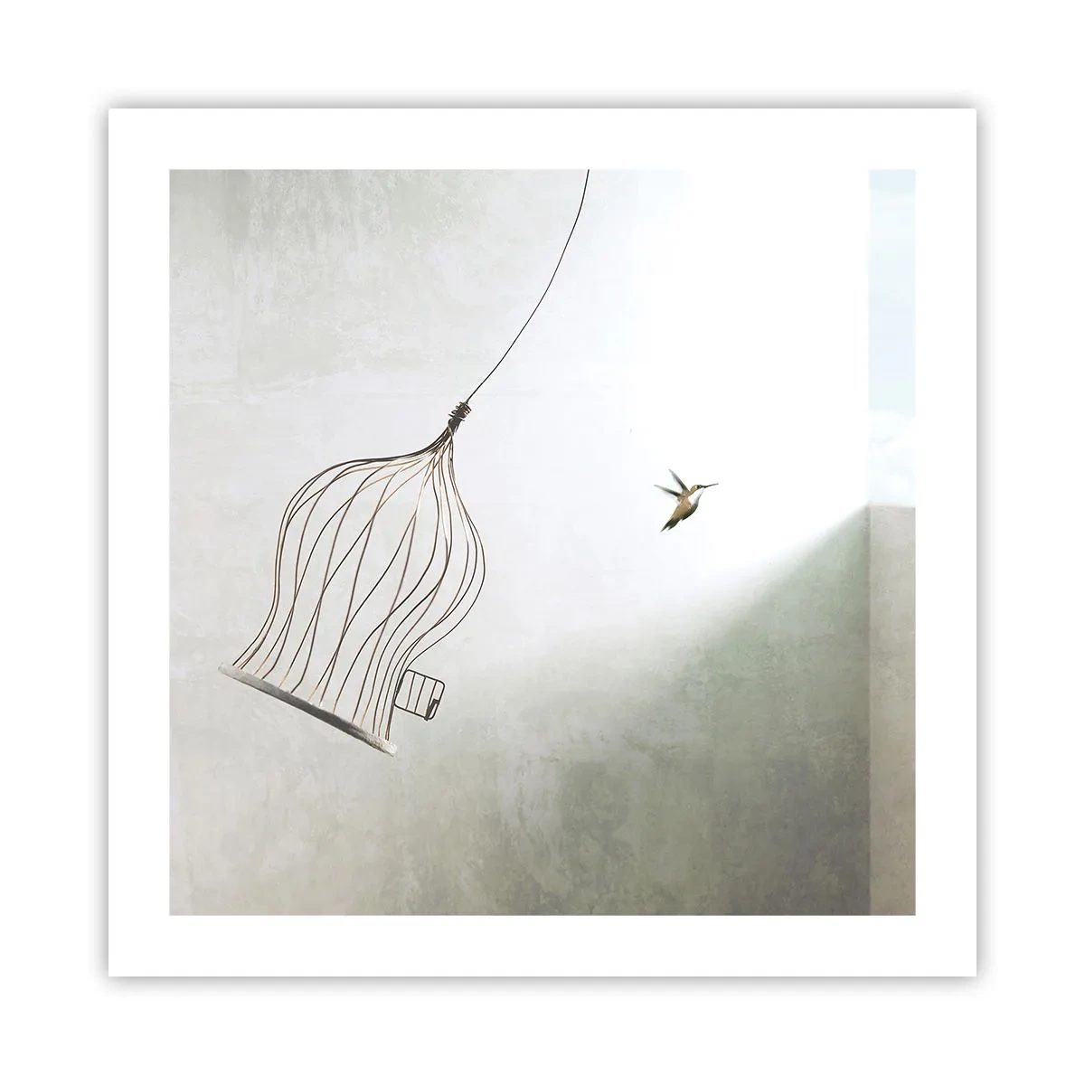 Plakat - I sit elementet - 50x50 cm