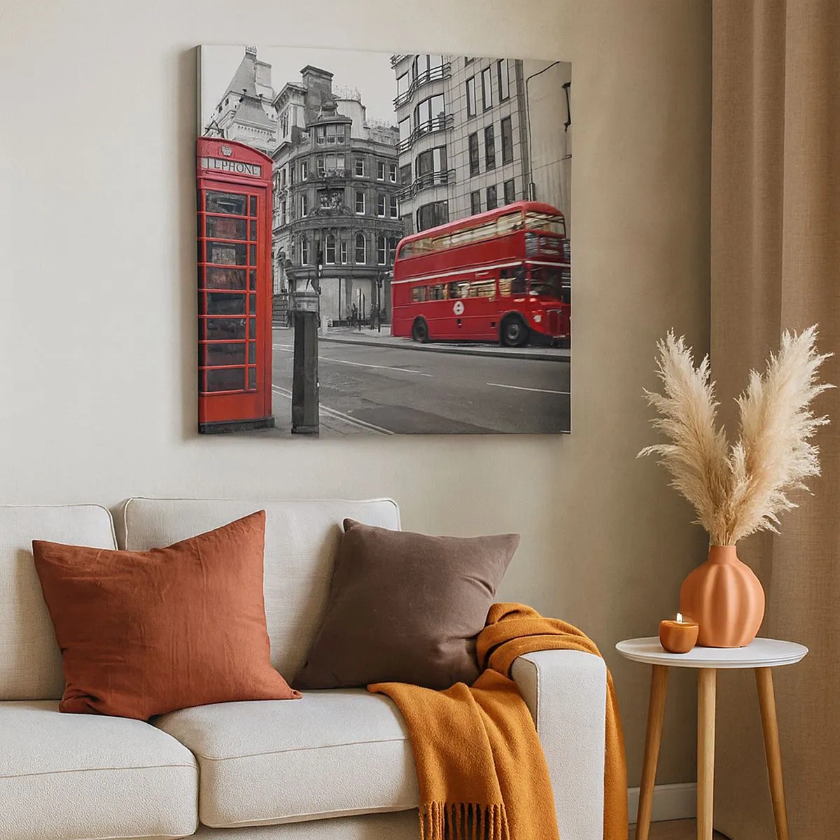 Lærredstryk - Billede på lærred - Den rødeste i Europa - 30x30 cm