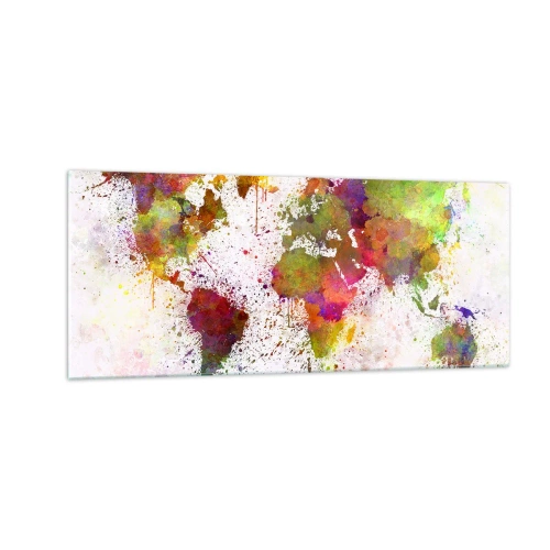 Billede på glas - På en eller anden måde gik det bare godt - 100x40 cm