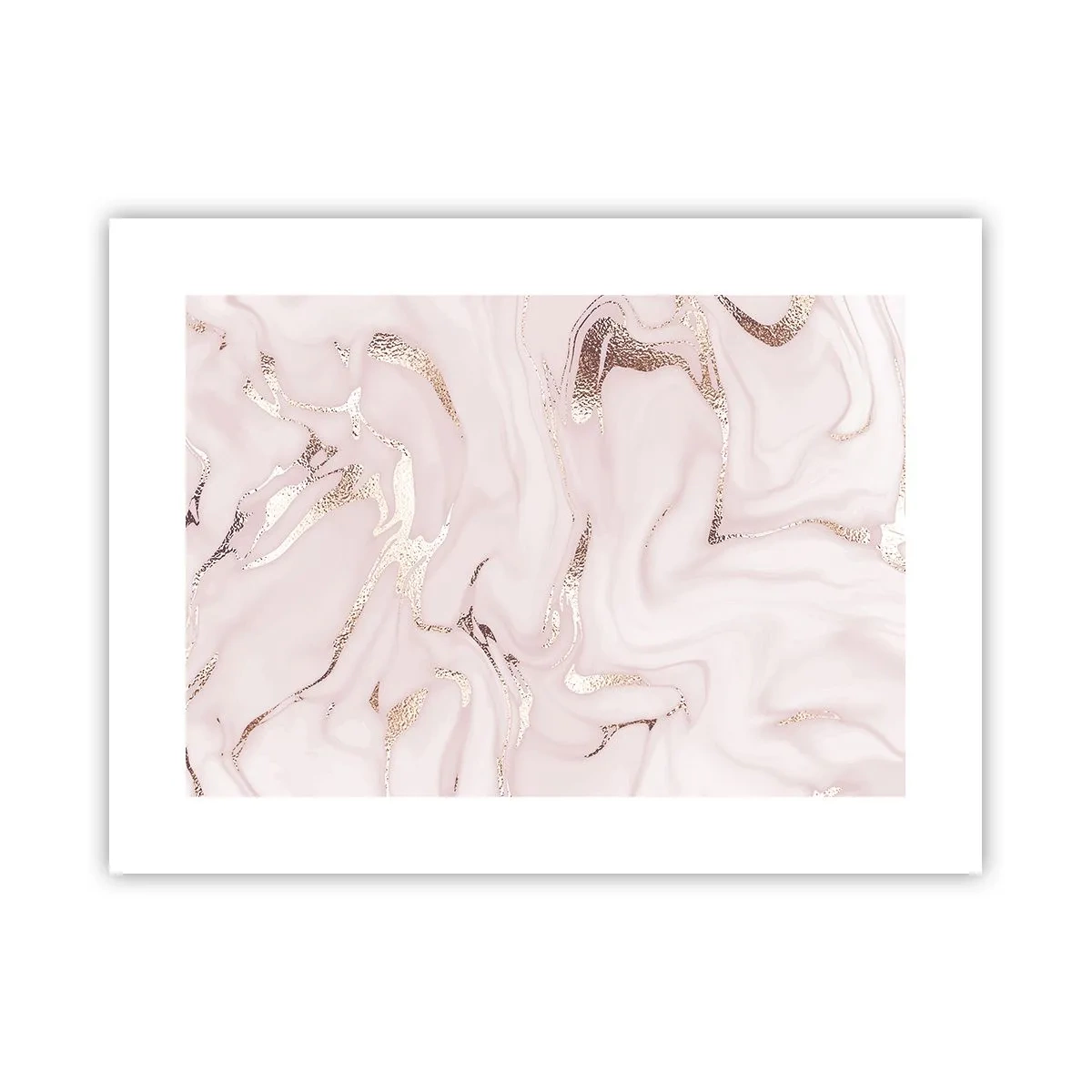 Plakat - I et lyserødt tørklæde - 40x30 cm