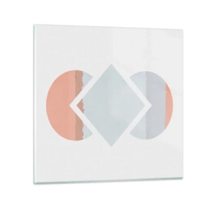 Billede på glas - Situationen er klar - 30x30 cm