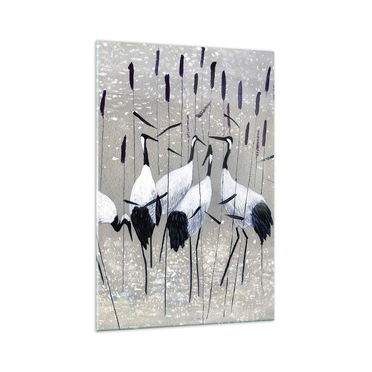 Billede på glas - Blandt sine egne - 70x100 cm