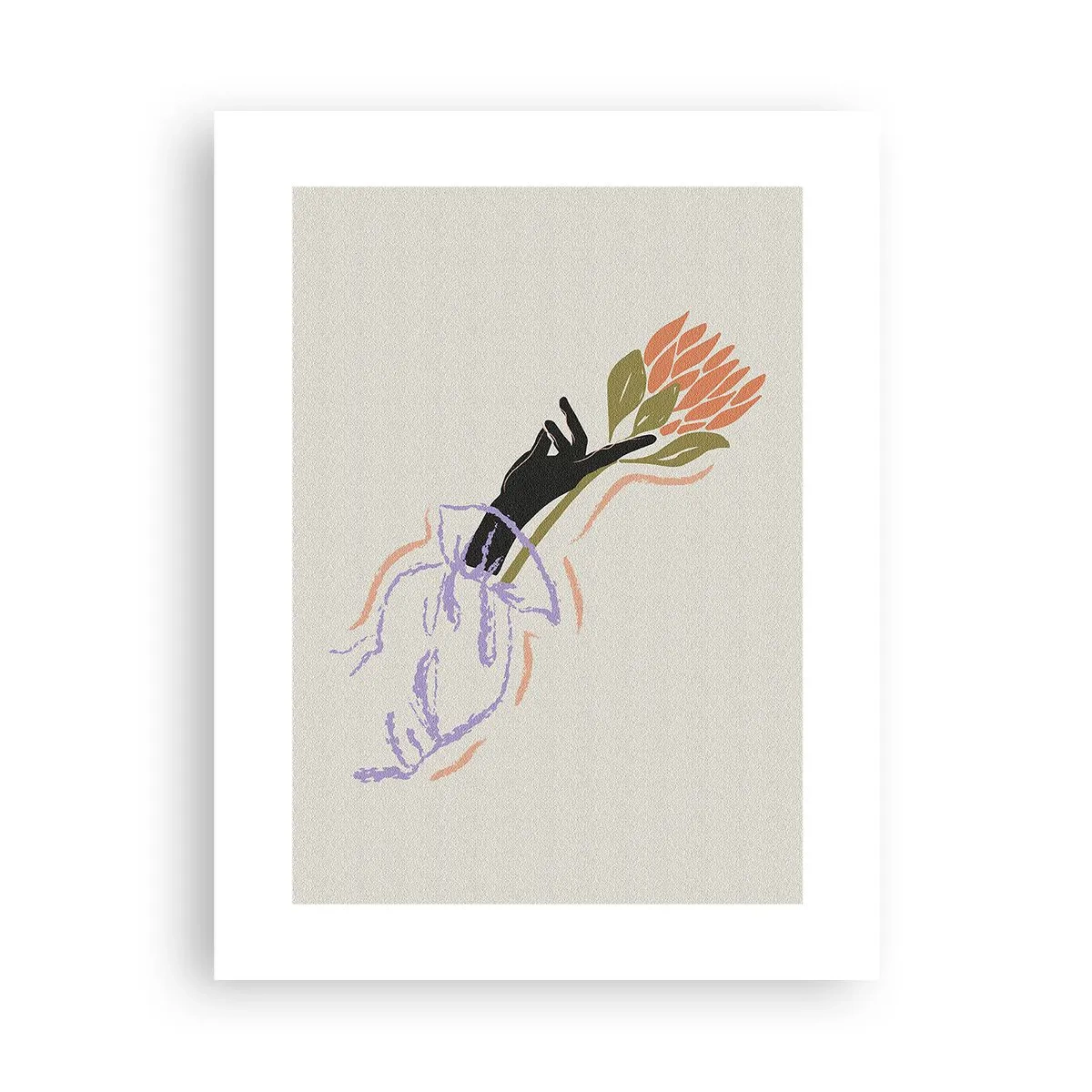 Plakat - En søsterlig berøring - 30x40 cm