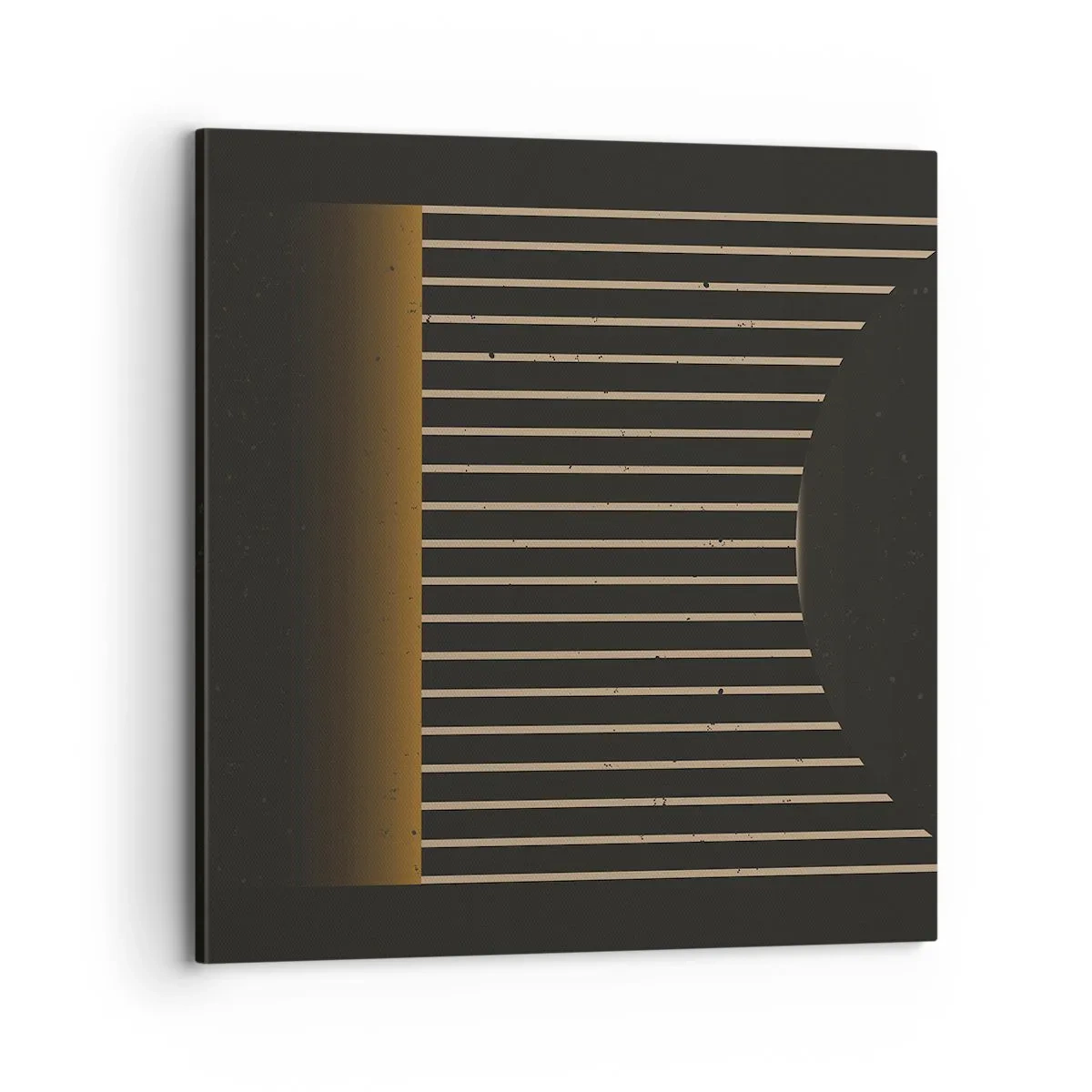 Lærredstryk - Billede på lærred - Udforsk mørket - 70x70 cm