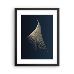 Plakat i sort ramme - Som en engels hår - 30x40 cm