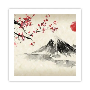 Plakat - Bliv forelsket i Japan - 50x50 cm