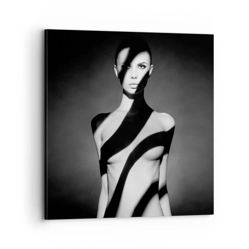 Lærredstryk - Billede på lærred - I blænding og skygge - 70x70 cm
