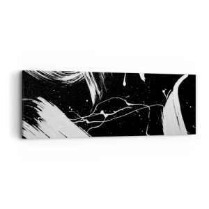 Lærredstryk - Billede på lærred - Bryder mørket - 90x30 cm