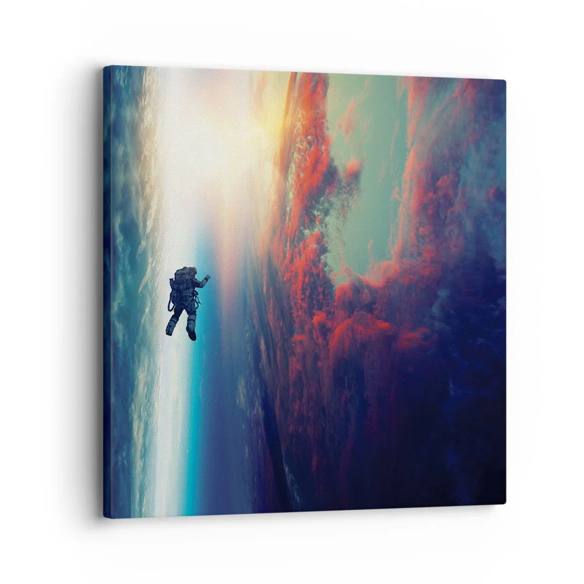 Lærredstryk - Billede på lærred - Over for universet - 30x30 cm