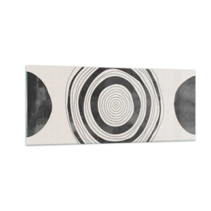 Billede på glas - Det vigtige er det, der er imellem - 100x40 cm